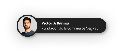 Victor A Ramos, Fundador do E-commerce VegPet