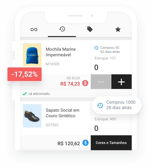 Prévia do software.