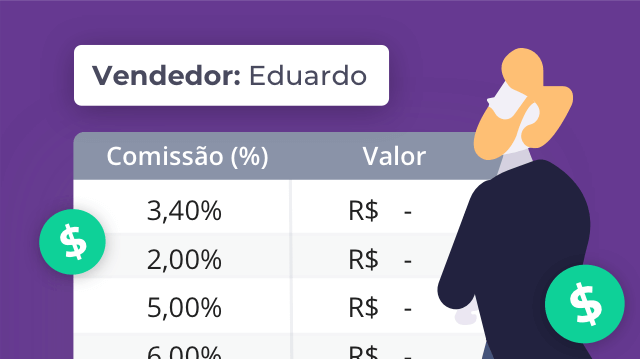 Planilha Excel grátis para controle de comissões